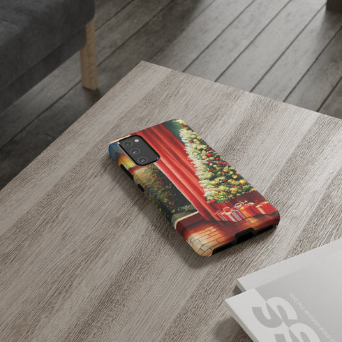 Christmas Tree in Cozy Holiday Home - Impact Resistant Phone Case